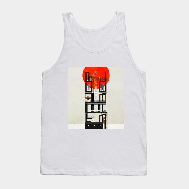 TOWER OF BABEL Tank Top by Kasi Minami